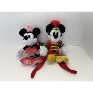 Mickey Mouse The Band Concert And Minnie Mouse Blue Rhythm Bean Bag Plush